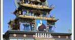 Pagoda at Nyingmapa Tibetan Monastery, Bylakuppe, Kodagu, Karnataka, India