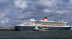 Queen Mary 2 in at Station Pier, Port Melbourne, VIC, Australia: Mar 6, 2012 at 4:57pm