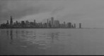 Chicago as the sun sets