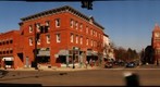 Downtown Amherst, MA from BOA Corner