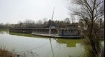 Szőke Tisza hajó 2012.03.25. - a hajó az első fedélzetig víz alatt
