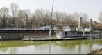 Szőke Tisza hajó 2012.03.25. - a hajó eleje teljesen víz alatt