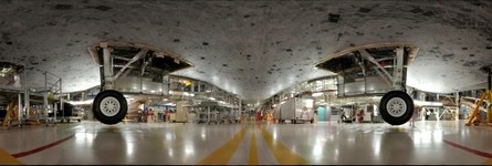 Space Shuttle Discovery Underside