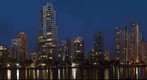 Surfers Paradise high-rise buildings at night.