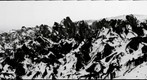 Sediment-covered ice seracs, Kverkfjoll ice tongue, Iceland