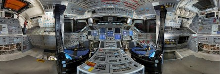 Space Shuttle Discovery Flight Deck