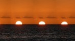 'The Green Flash  at the last moment of the setting sun
