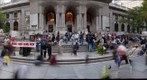 New York Public Library front steps - October 8, 2008