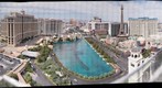 Las Vegas Strip and Bellagio Fountain From Cosmopolitan