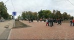 After opening monument to Shevchenko in center town Pryluky
