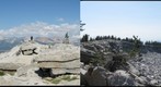 Buena Vista Yosemite's High Granite Stereoscopic 3D Side by Side Crossed View