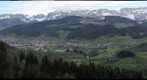 Appenzeller Alpenpanorama und Dorf Appenzell