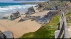 The Bedruthan Steps, Cornwall, England