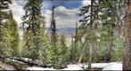 View of Lake Dillon and 14ers Grays and Torrey's from Mt. Royal - Frisco, CO