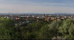 München und die Alpen vom Olympiaberg - April 2012