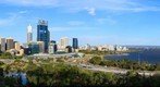 Perth Skyline from Kings Park Viewing Platform, Jan 3, 2012 at 6:20pm