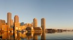 Boston Skyline From Fan Pier Panorama