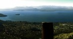 View of Bariloche and Lake Nahuel Huapi from Cerro Otto, Argentina.