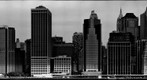 Manhattan from Brooklyn Promenade Redo, B&W