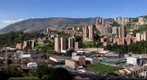 Vista de 230º desde Parque Central del Rio, Medellín, Antioquia, Colombia, Suramérica. 2012