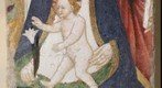Madonna col Bambino, affresco pieve di Volpedo (AL -Italy)