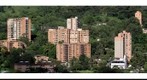 Vista de 180º desde Parque Central del Rio, Medellín, Antioquia, Colombia, Suramérica. 2012