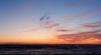 Sunset in the Gulf of Riga. Saulkrasti. Latvia.	