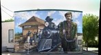 Sheriff Umbach Mural. Stony Plain, Alberta