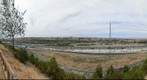 Vistas de Madrid desde el parque de Entrevías