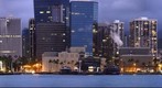 Downtown Honolulu @ sunset