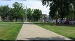 WL flag pole and people