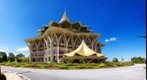 Government building in Kuching, Sarawak, Borneo, Malaysia