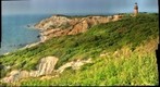 Gay Head Lighthouse and Cliffs in Aquinnah, MA