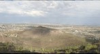 Downtown Tucson from Tumamoc Hill Summit with Monsoon