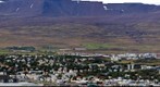 Panoramic View of Akureyri Harbour, Iceland