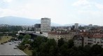 Sofia, Bulgaria from National Palaca of Culture looking towards Vitosha- София от НДК гледайки към Витоша