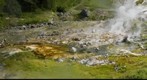 The Velikan geyser after eruption