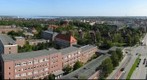 View over Kiel from university main building