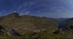 Snowdon and the lakes from up Watkins path