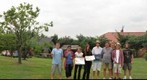 Group photo of students of geological mapping field course