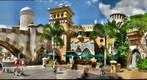 Universal Studio's Islands of Adventure Theme Park Shopping Area, Orlando Florida