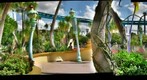 Seuss Landing back yard 360, Universal's Islands of Adventure Theme Park, Orlando Florida