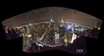 View from Rockefeller Center observatory at Night