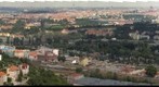 Praha from water tower Děvín