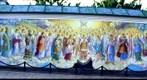 Wall painting of the St Michael Golden Dome Cathedral / Розписи входу до Михайлівського Золотоверхого собору, Kyiv, Ukraine
