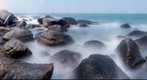 Waves and rocks