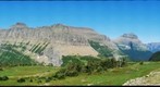 Views east and west of the Continental Divide from Logan Pass, Montana, USA