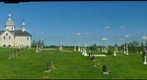 Church and cemetery, Pakan, Alberta near Smoky Lake