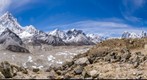 Nuptse and Khumbu Glacier