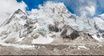  EBC, Khumbu Glacier, Everest, and Nuptse